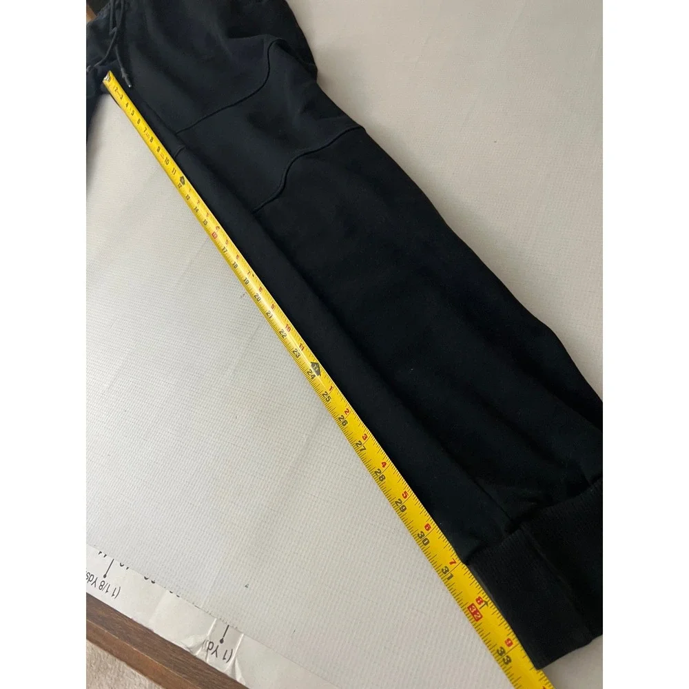 American Tall Joggers Sweatpants Mens Medium Tall Black Drawstring - Picture 8 of 11